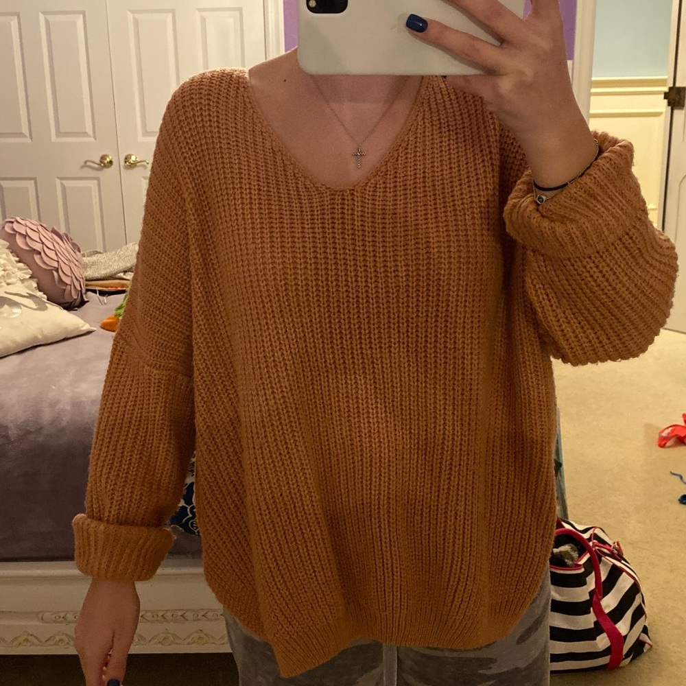 Orange sweater